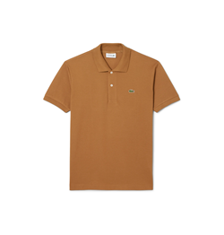 POLO SS  COTONE MARRONE